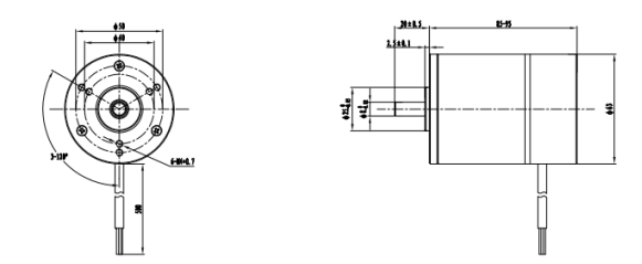 Motor BLDC yang presisi 0