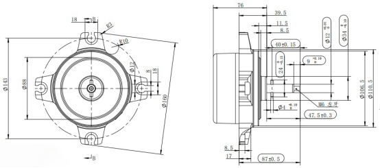 Motor kipas angin-W10076A 3
