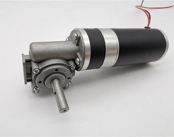 Beli Micro Tegangan Tinggi 90V Rendah Rpm DC Gear Motor Dengan Encoder, Worm Gear Motor online manufacture