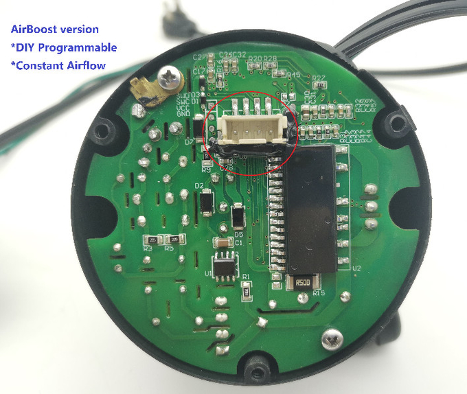 3.3" EC Motor Sensorless Aliran Udara Konstan 20VAC 230VAC 0